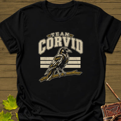 Team Corvid T-Shirt - Bird Graphic Tee - Gift for Bird Lovers - Unisex