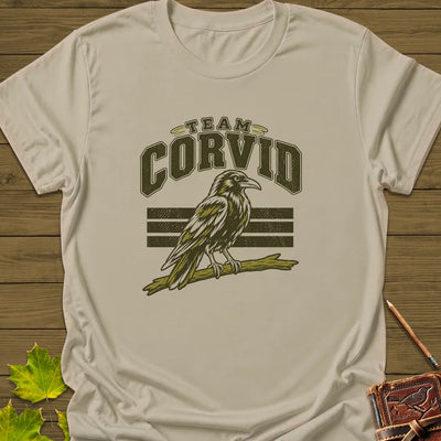 Team Corvid T-Shirt - Bird Graphic Tee - Gift for Bird Lovers - Unisex