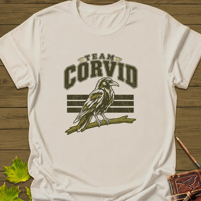 Team Corvid T-Shirt - Bird Graphic Tee - Gift for Bird Lovers - Unisex