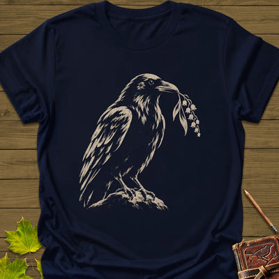 Lily Raven T-Shirt - Bird Graphic Tee - Gift for Bird Lovers - Unisex