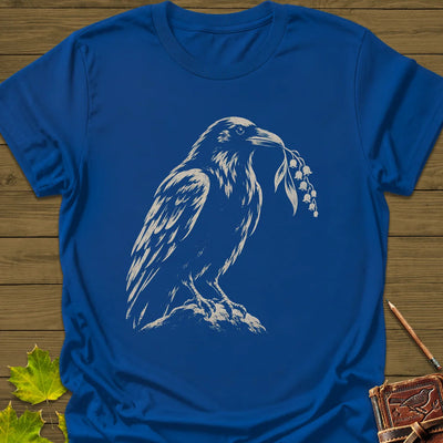 Lily Raven T-Shirt - Bird Graphic Tee - Gift for Bird Lovers - Unisex