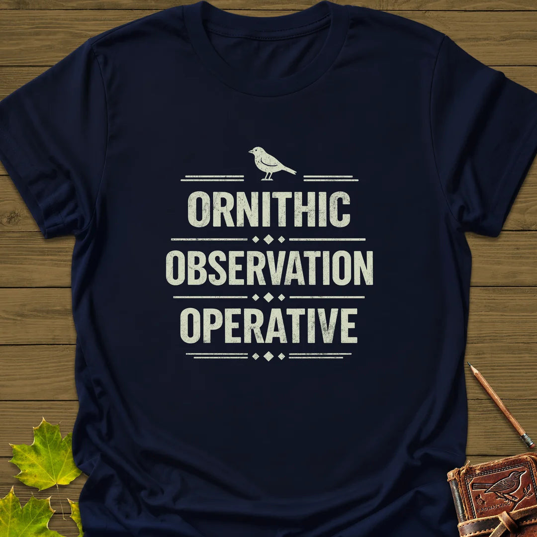 Ornithic Observation T-Shirt - Bird Graphic Tee - Gift for Bird Lovers - Unisex