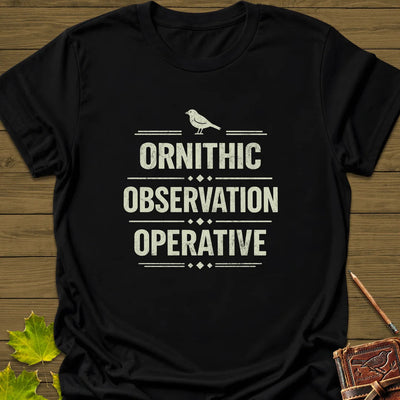 Ornithic Observation T-Shirt - Bird Graphic Tee - Gift for Bird Lovers - Unisex