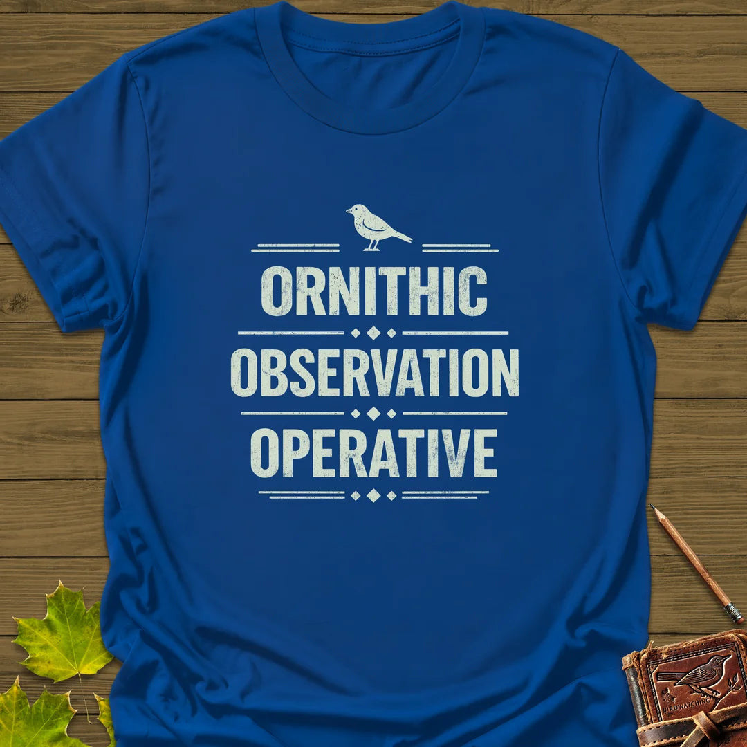 Ornithic Observation T-Shirt - Bird Graphic Tee - Gift for Bird Lovers - Unisex