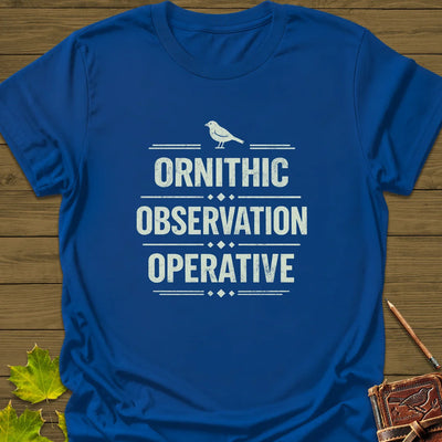 Ornithic Observation T-Shirt - Bird Graphic Tee - Gift for Bird Lovers - Unisex