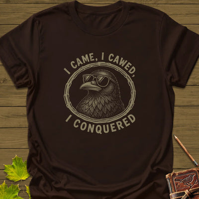 I Came I Cawed T-Shirt - Bird Graphic Tee - Gift for Bird Lovers - Unisex