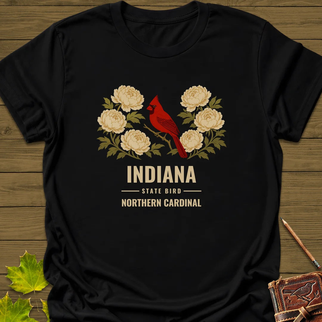 Indiana State Bird T-Shirt - Graphic Tee - Gift for Bird Lovers - Unisex