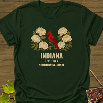 Indiana State Bird T-Shirt - Graphic Tee - Gift for Bird Lovers - Unisex