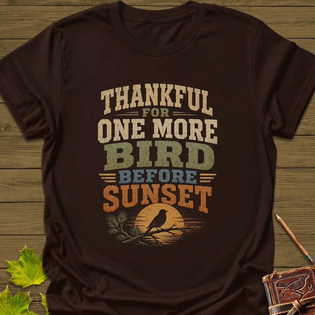 One More Before Sunset T-Shirt - Bird Graphic Tee - Gift for Bird Lovers - Unisex