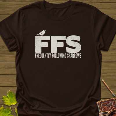 FFS Sparrows T-Shirt - Bird Graphic Tee - Gift for Bird Lovers - Unisex
