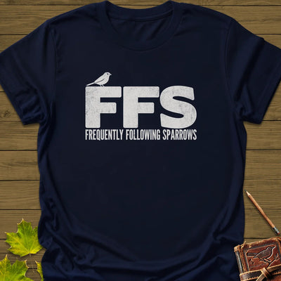 FFS Sparrows T-Shirt - Bird Graphic Tee - Gift for Bird Lovers - Unisex