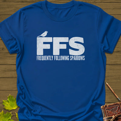 FFS Sparrows T-Shirt - Bird Graphic Tee - Gift for Bird Lovers - Unisex