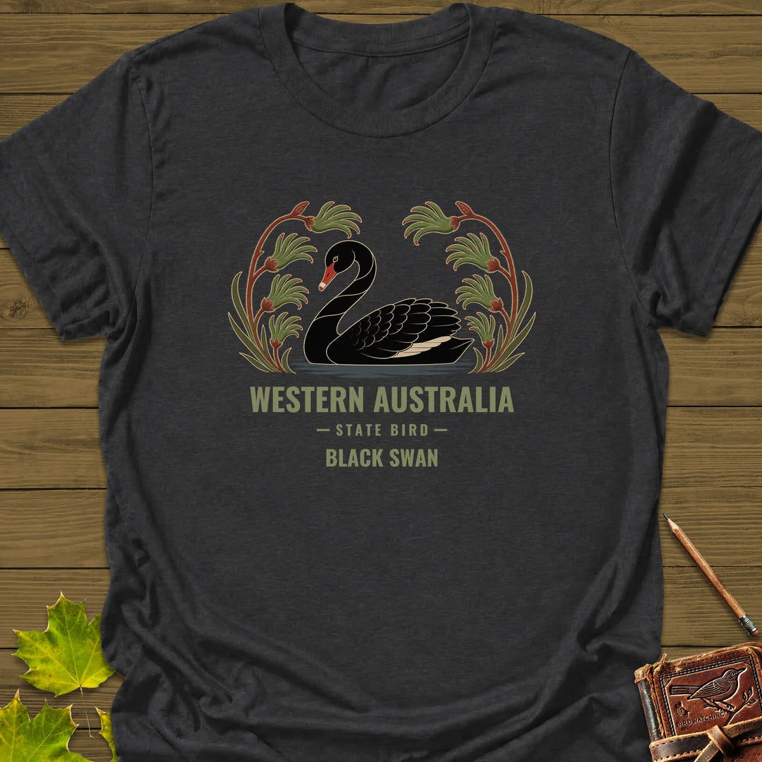 Western Australia State Bird T-Shirt - Graphic Tee - Gift for Bird Lovers - Unisex