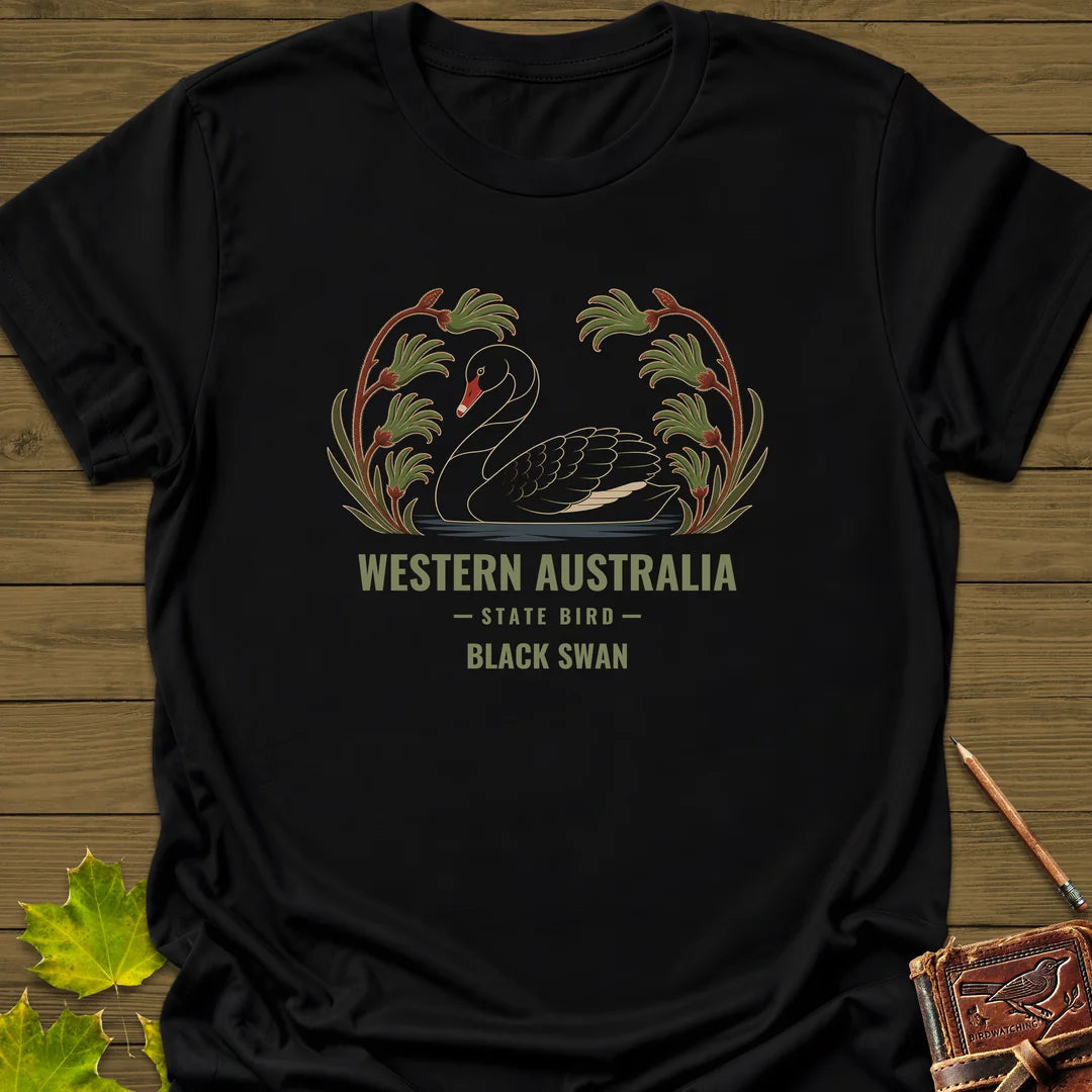 Western Australia State Bird T-Shirt - Graphic Tee - Gift for Bird Lovers - Unisex