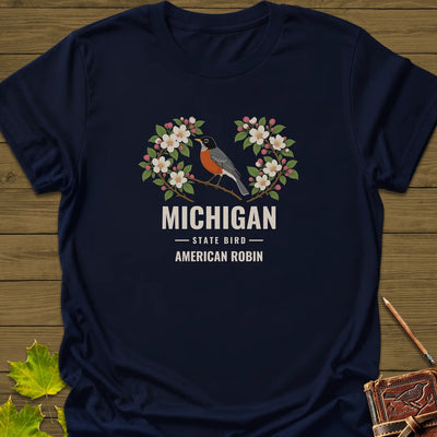 Michigan State Bird T-Shirt - Graphic Tee - Gift for Bird Lovers - Unisex