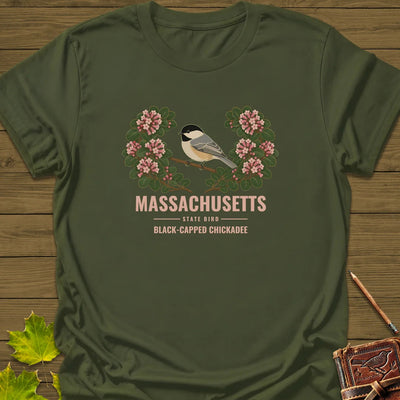 Massachusetts State Bird T-Shirt - Graphic Tee - Gift for Bird Lovers - Unisex