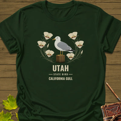 Utah State Bird T-Shirt - Graphic Tee - Gift for Bird Lovers - Unisex