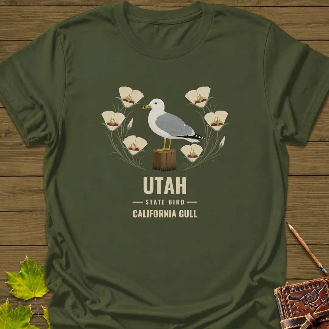 Utah State Bird T-Shirt - Graphic Tee - Gift for Bird Lovers - Unisex
