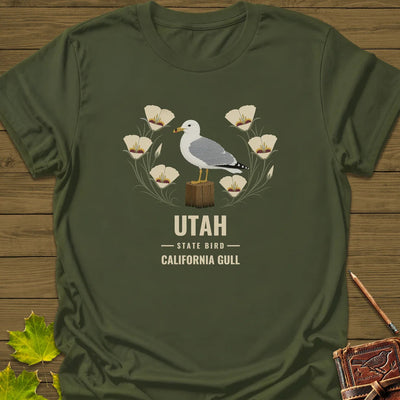 Utah State Bird T-Shirt - Graphic Tee - Gift for Bird Lovers - Unisex