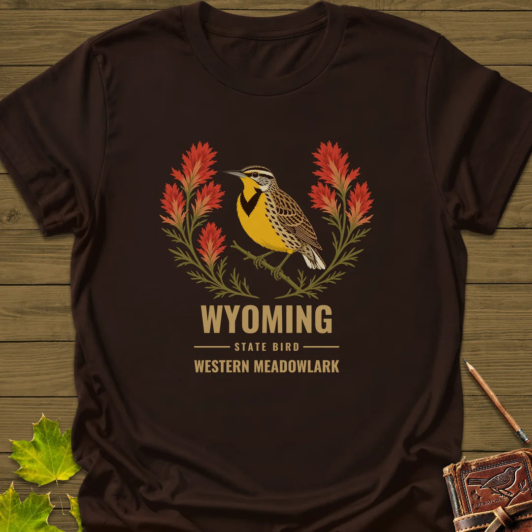 Wyoming State Bird T-Shirt - Graphic Tee - Gift for Bird Lovers - Unisex
