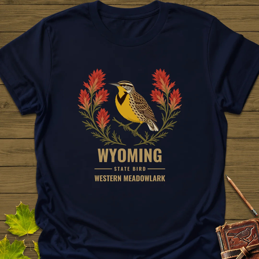 Wyoming State Bird T-Shirt - Graphic Tee - Gift for Bird Lovers - Unisex