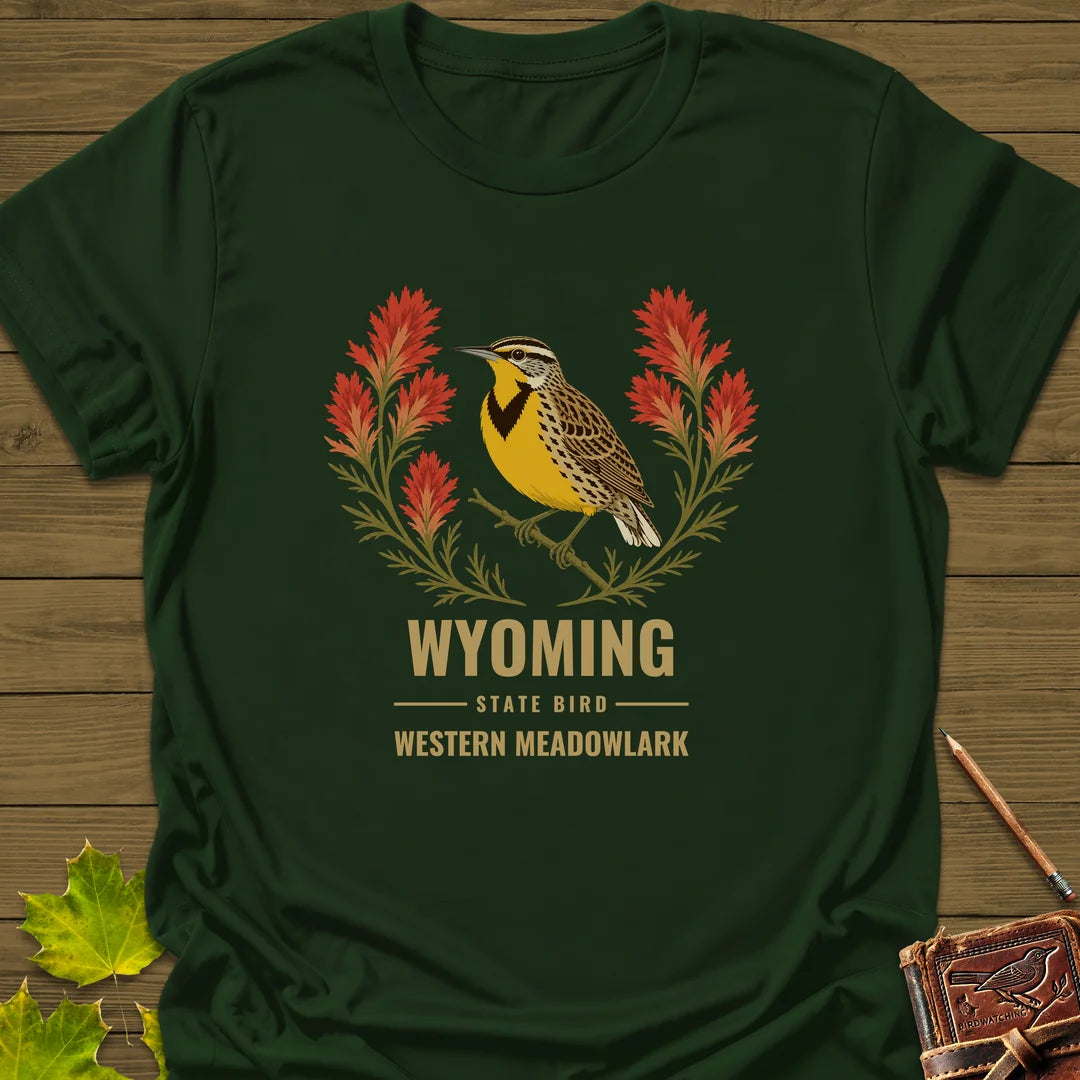 Wyoming State Bird T-Shirt - Graphic Tee - Gift for Bird Lovers - Unisex
