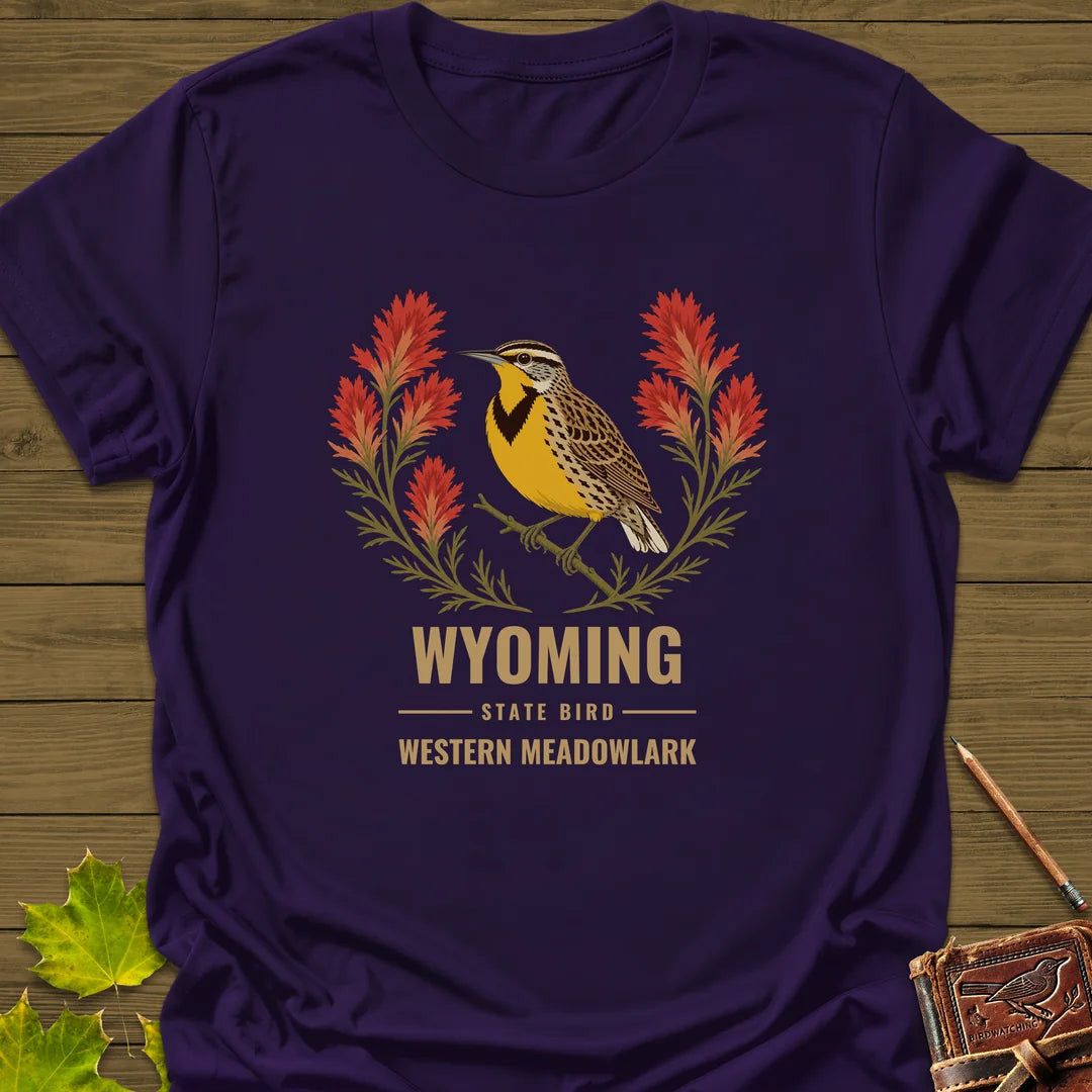 Wyoming State Bird T-Shirt - Graphic Tee - Gift for Bird Lovers - Unisex