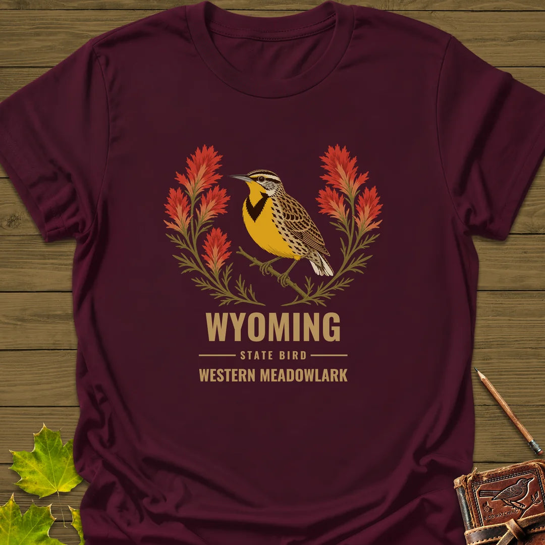 Wyoming State Bird T-Shirt - Graphic Tee - Gift for Bird Lovers - Unisex