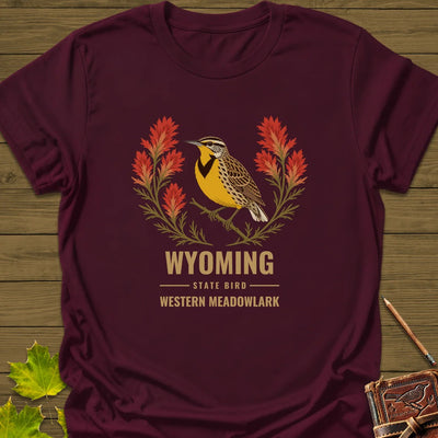 Wyoming State Bird T-Shirt - Graphic Tee - Gift for Bird Lovers - Unisex