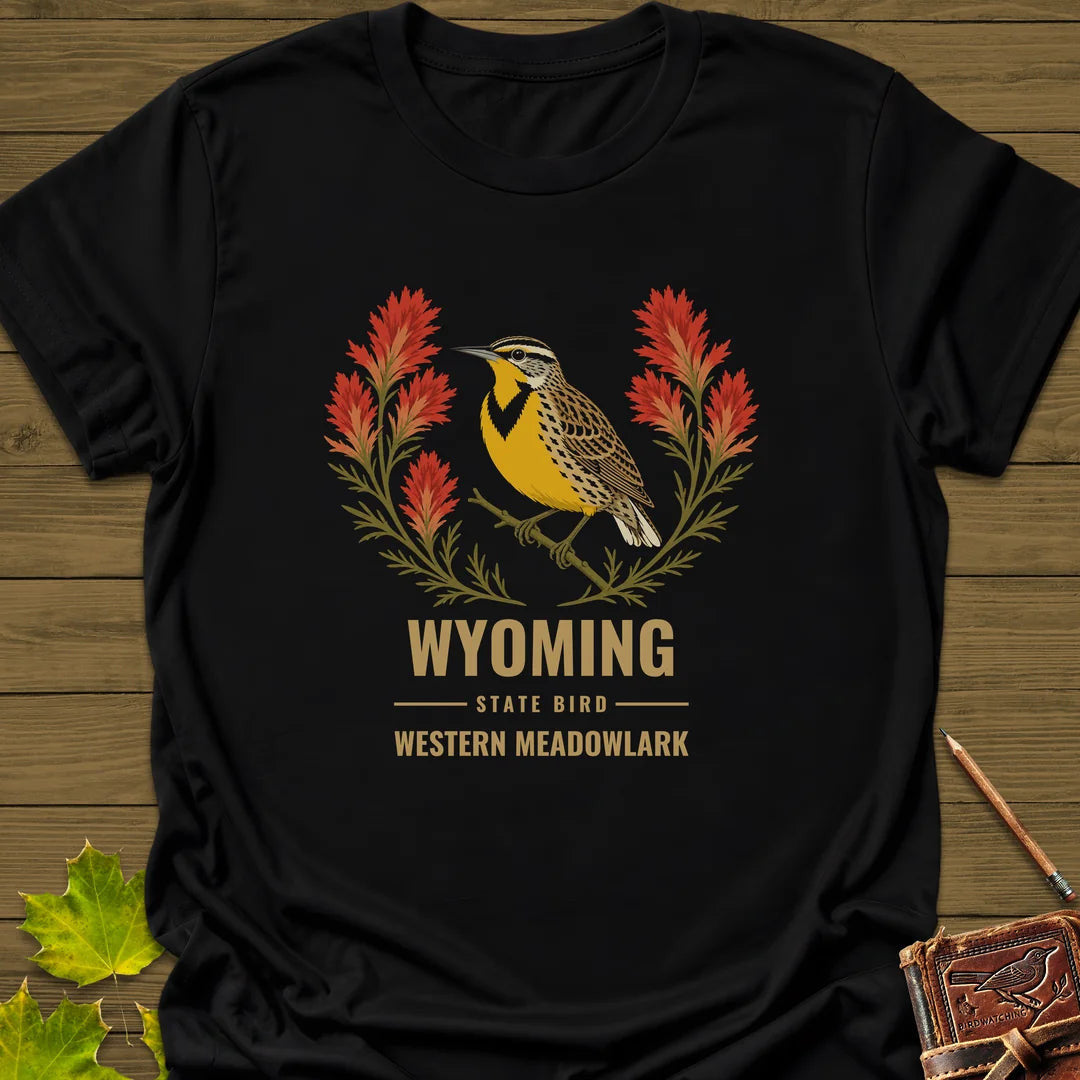 Wyoming State Bird T-Shirt - Graphic Tee - Gift for Bird Lovers - Unisex