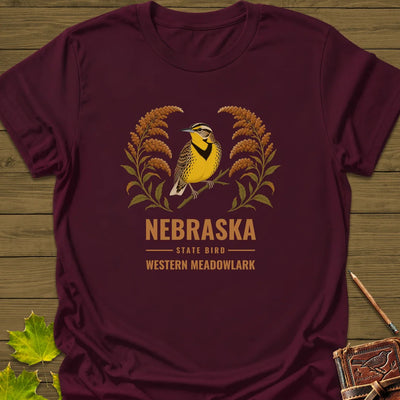 Nebraska State Bird T-Shirt - Graphic Tee - Gift for Bird Lovers - Unisex