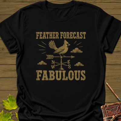 Feather Forecast T-Shirt - Bird Graphic Tee - Gift for Bird Lovers - Unisex