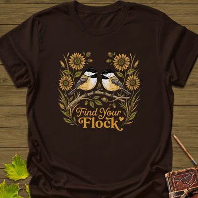 Find Your Flock T-Shirt - Bird Graphic Tee - Gift for Bird Lovers - Unisex