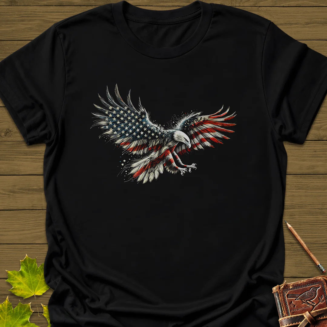 Liberty's Flight T-Shirt - Bird Graphic Tee - Gift for Bird Lovers - Unisex