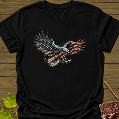 Liberty's Flight T-Shirt - Bird Graphic Tee - Gift for Bird Lovers - Unisex