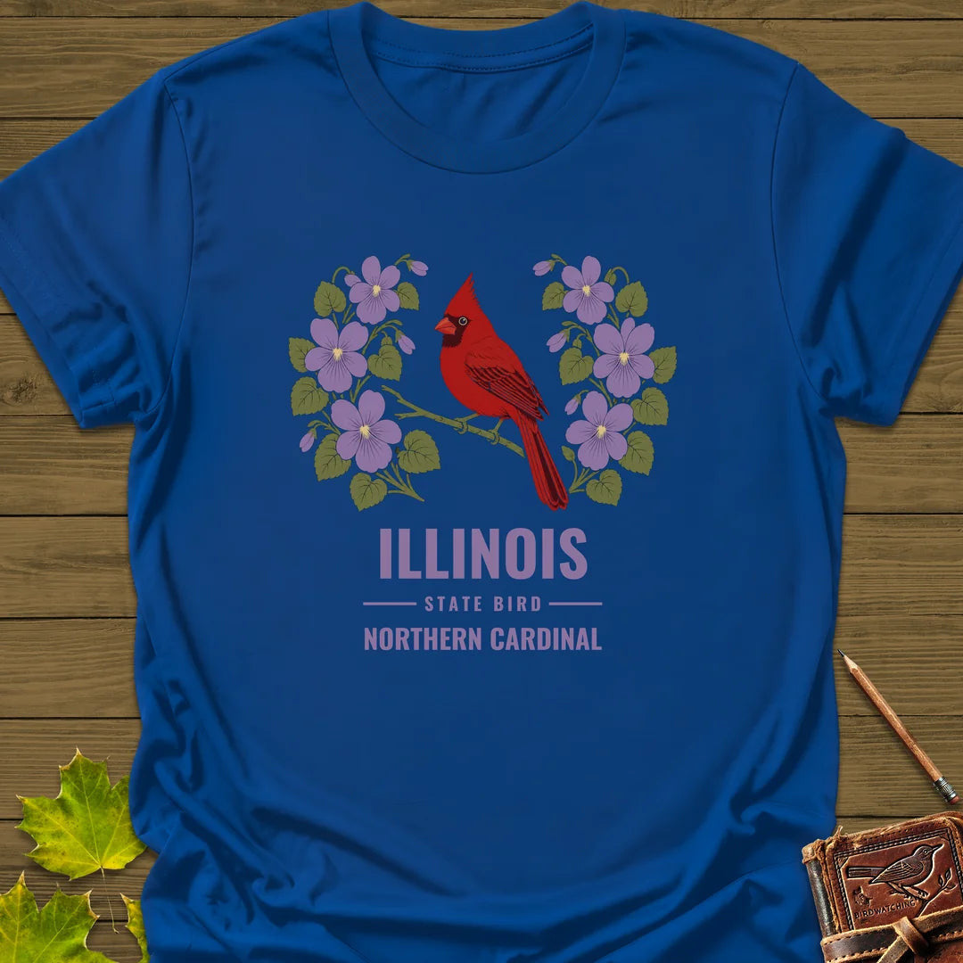 Illinois State Bird T-Shirt - Graphic Tee - Gift for Bird Lovers - Unisex