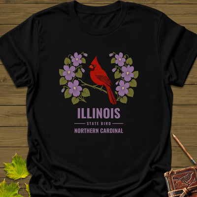 Illinois State Bird T-Shirt - Graphic Tee - Gift for Bird Lovers - Unisex