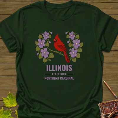 Illinois State Bird T-Shirt - Graphic Tee - Gift for Bird Lovers - Unisex