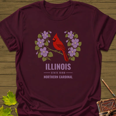 Illinois State Bird T-Shirt - Graphic Tee - Gift for Bird Lovers - Unisex