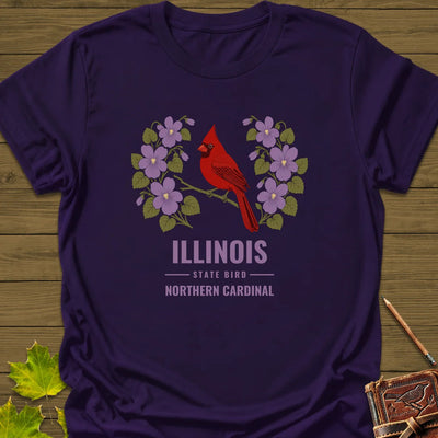 Illinois State Bird T-Shirt - Graphic Tee - Gift for Bird Lovers - Unisex