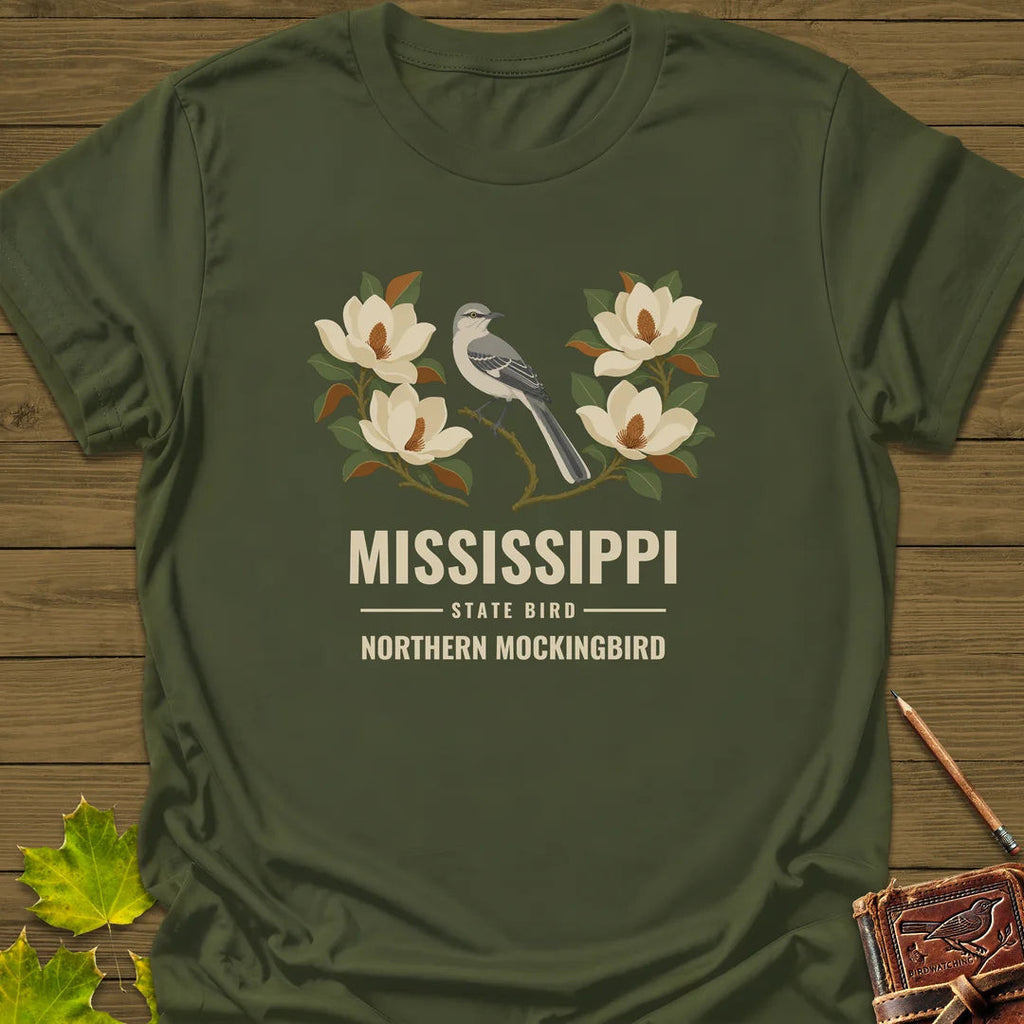 Mississippi State Bird T-Shirt - Graphic Tee - Gift for Bird Lovers - Unisex