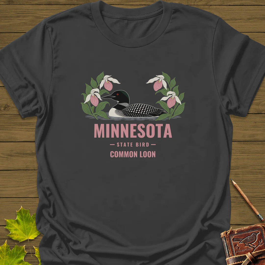 Minnesota State Bird T-Shirt - Graphic Tee - Gift for Bird Lovers - Unisex