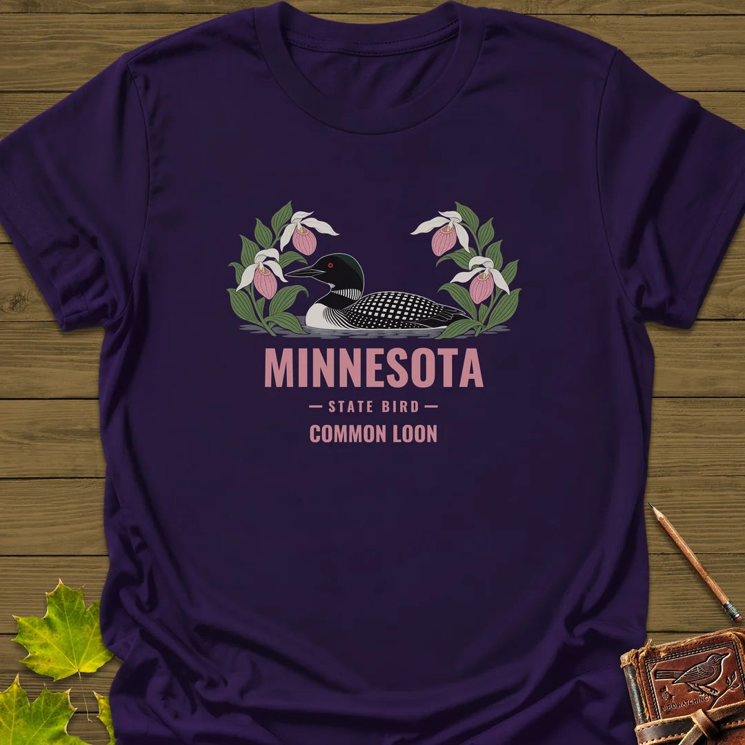 Minnesota State Bird T-Shirt - Graphic Tee - Gift for Bird Lovers - Unisex