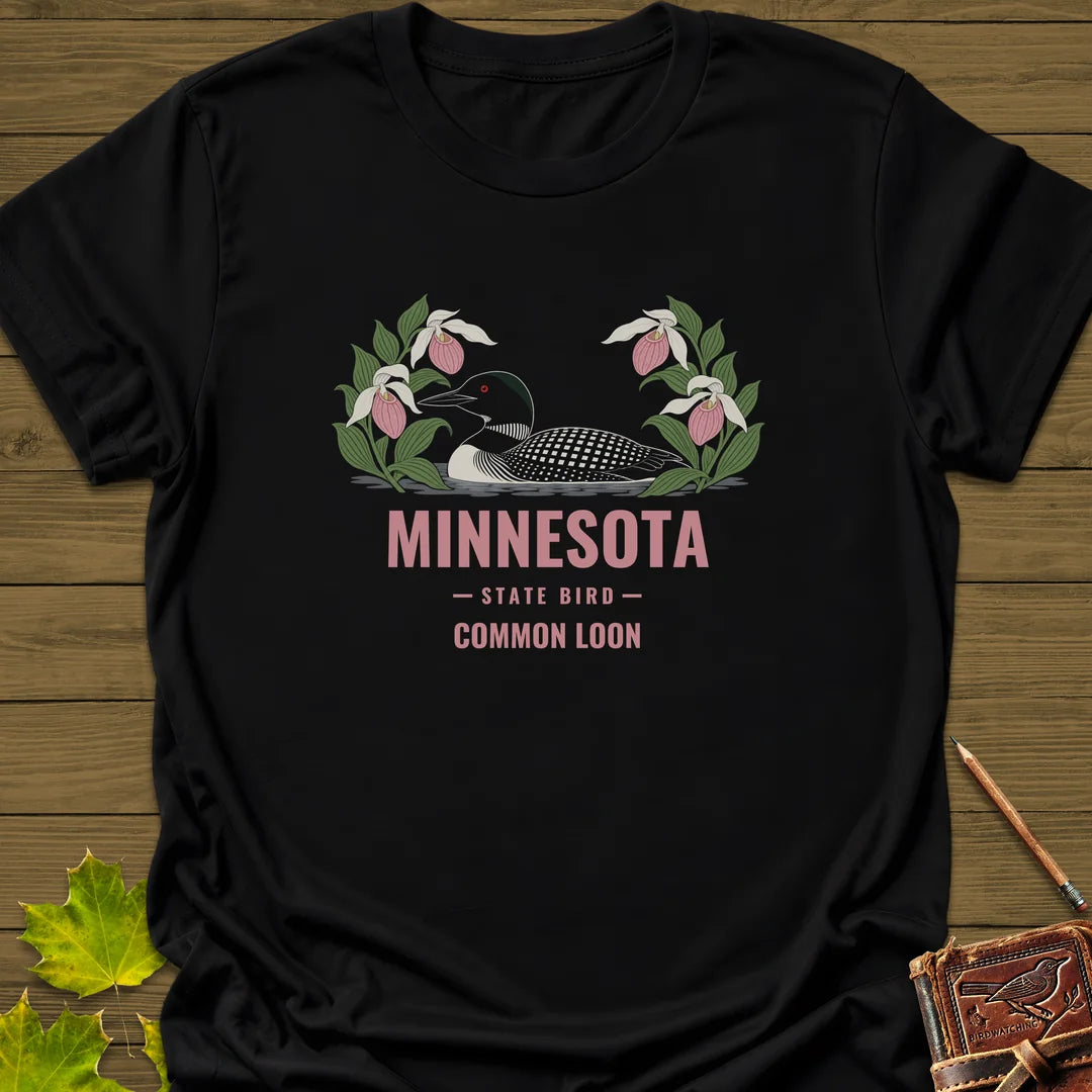 Minnesota State Bird T-Shirt - Graphic Tee - Gift for Bird Lovers - Unisex