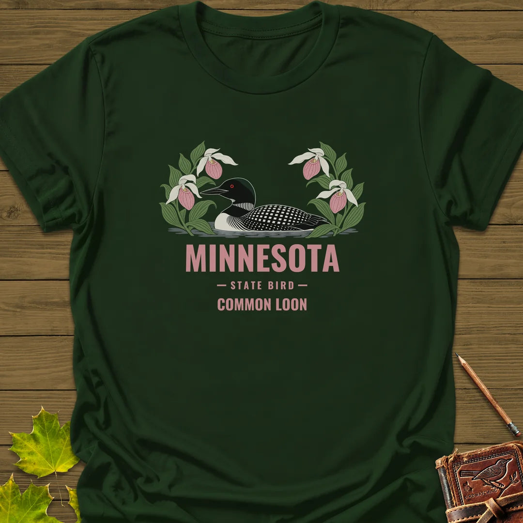 Minnesota State Bird T-Shirt - Graphic Tee - Gift for Bird Lovers - Unisex