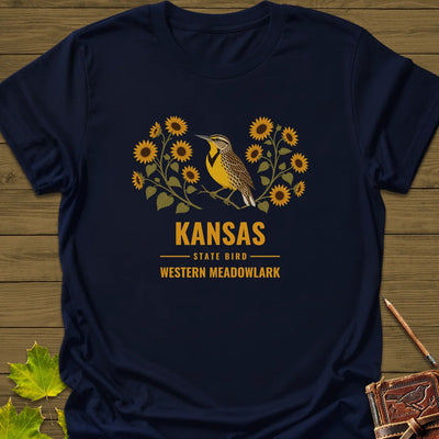 Kansas State Bird T-Shirt - Graphic Tee - Gift for Bird Lovers - Unisex