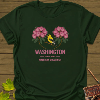 Washington State Bird T-Shirt - Graphic Tee - Gift for Bird Lovers - Unisex