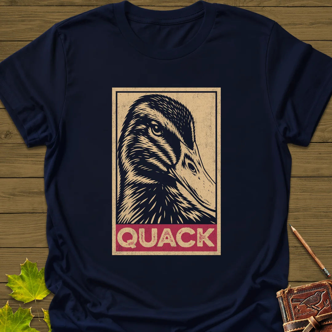 Quack T-Shirt - Bird Graphic Tee - Gift for Bird Lovers - Unisex