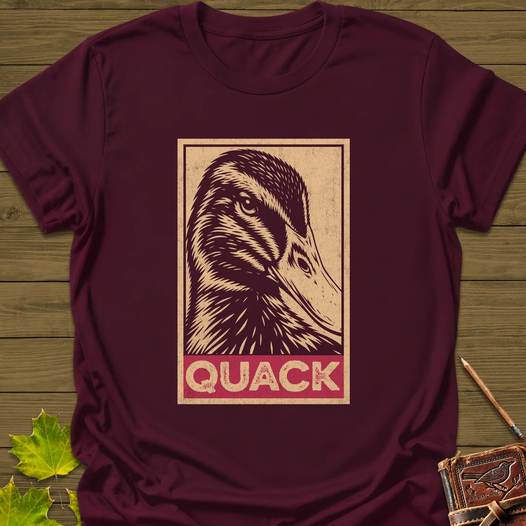 Quack T-Shirt - Bird Graphic Tee - Gift for Bird Lovers - Unisex