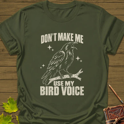 Bird Voice T-Shirt - Graphic Tee - Gift for Bird Lovers - Unisex